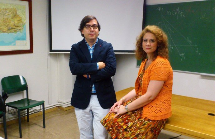 Los profesores de la US José Ignacio castillo y Mercedes Castro