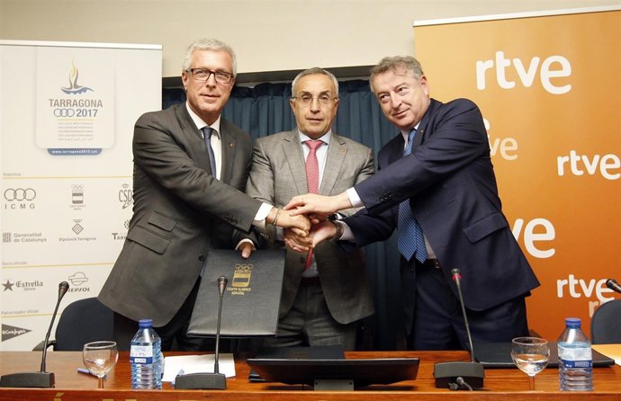 Convenio RTVE Juegos Mediterráneos Tarragona Ballesteros COE Alejandro Blanco