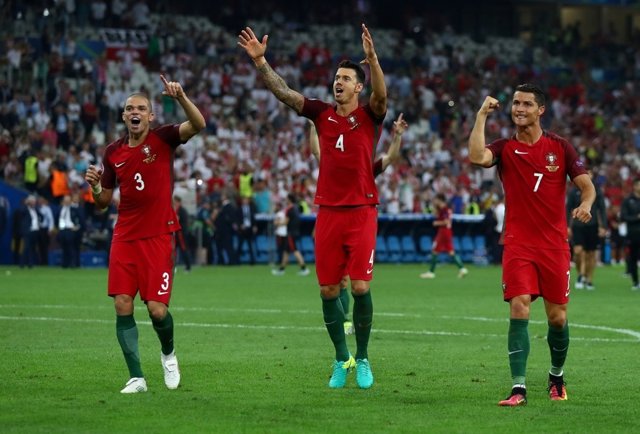 Portugal celebra el pase a semifinales de la Eurocopa