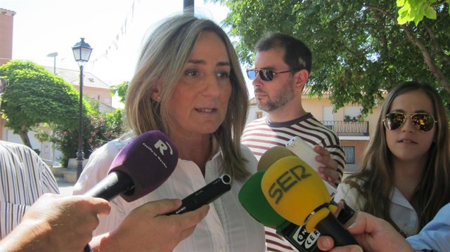 Tolón atiende a los medios