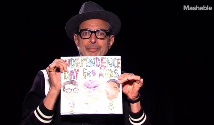 Jeff Goldblum explica Independence Day a los niños