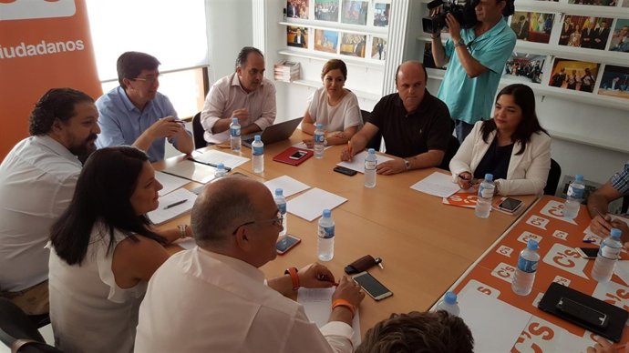 Ciudadanos (CS)| Audio E Imágenes De Juan Marín En El Comité Territorial De CS