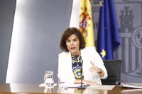 Santamaría no valora la petición de la Fiscalía de archivar la causa contra Podemos