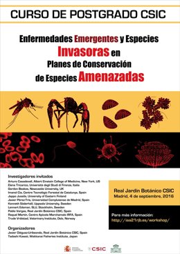 Fwd: NP Curso Especies Invasoras. Real Jardín Botánico De Madrid