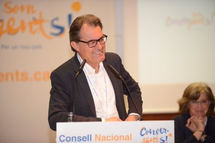 El presidente de CDC y expresidente de la Generalitat, Artur Mas