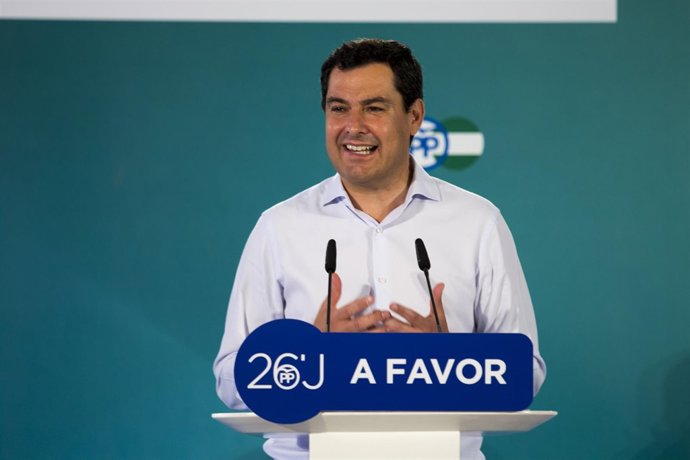 Juanma Moreno, hoy ante la Junta Directiva Regional