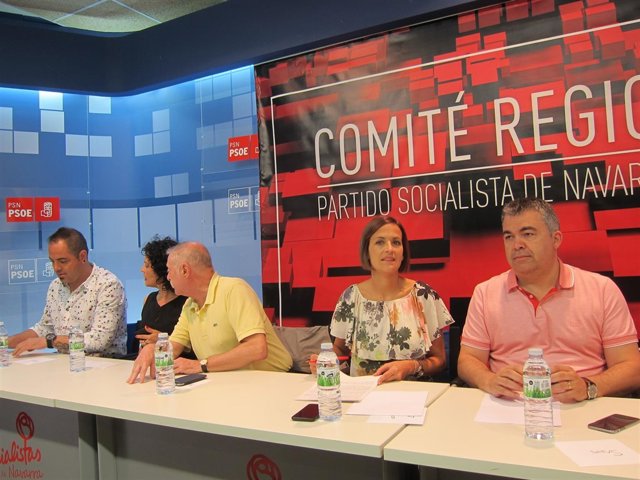 María Chivite en el Comité Regional del PSN