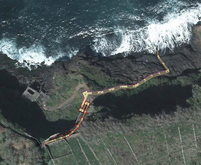 LA OROTAVA. NUEVO PROYECTO MEJORA ACCESO A PLAYA LOS PATOS