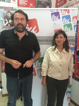 Rubén Pérez y Yolanda Díaz, líderes de Esquerda Unida
