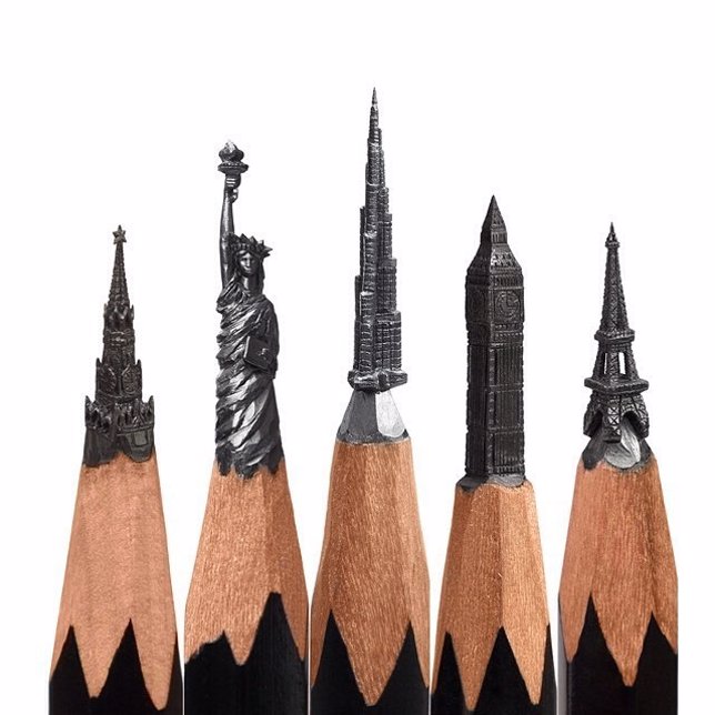Esculturas punta lápiz
