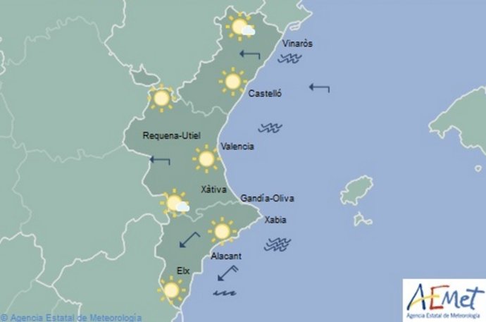Predicción del tiempo para este domingo 3 de julio