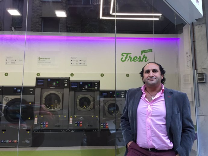 El propietario de Fresh Laundry, Roberto Haboba