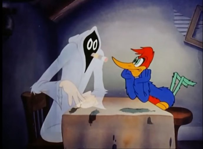 'PICATUERU' ( Woody Woodpecker ) VA FALAR N'asturianu PA UN TALLER DE DOBLAXE IN