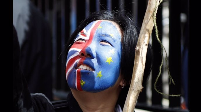 Manifestación contra el 'Brexit' en Londres