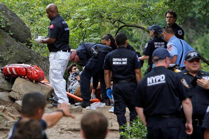 Policía en Central Park, Nueva York