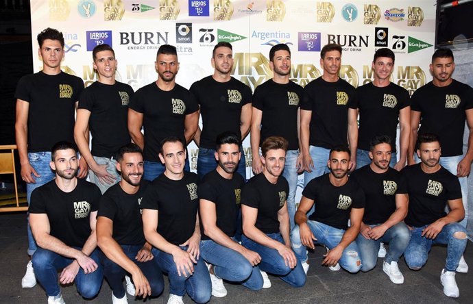 Aspirantes a Mr. Gay Pride España 2016/ Europa Press