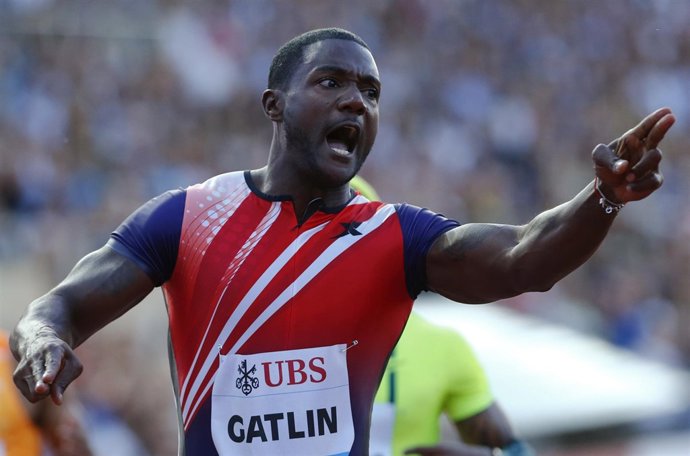 El velocista estadounidense Justin Gatlin