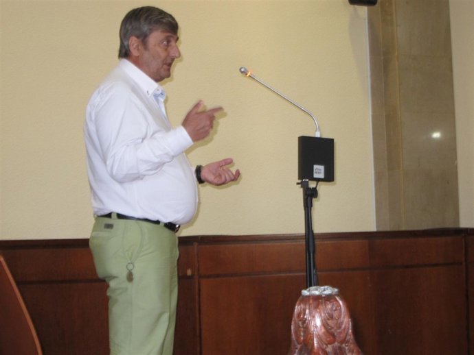 El acusado durante su declaración en la Audiencia de Jaén