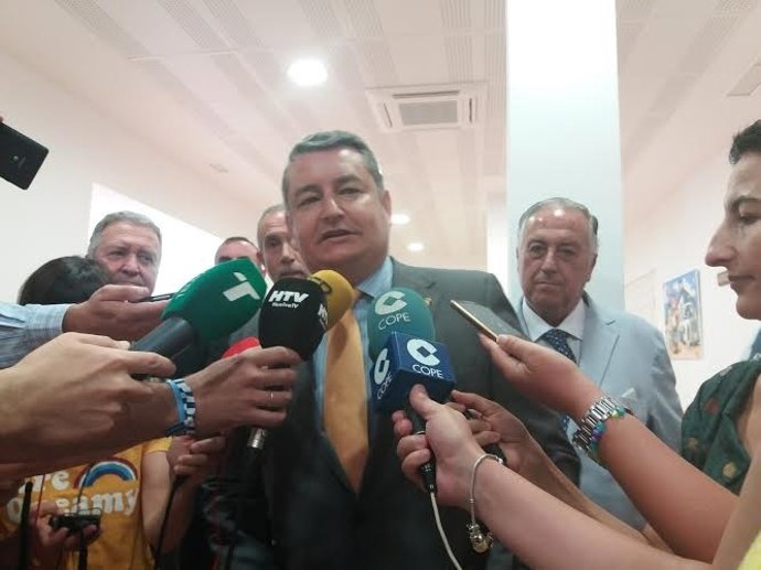 El delegado del Gobierno en Andalucía, Antonio Sanz.