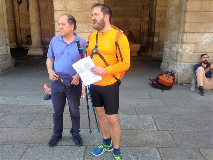 Alcalde de Ponteceso y Xoaquín Fernández Leiceaga, candidato del PSdeG