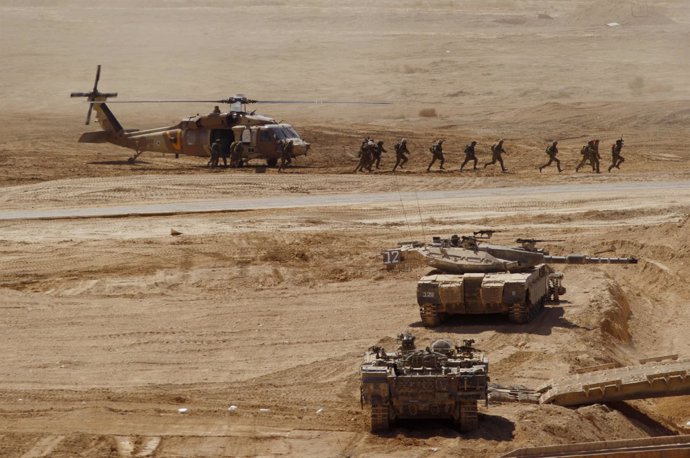Maniobras del ejército israelí