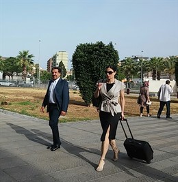 Francisco Martínez a su llegada al juzgado