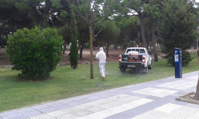 Fumigación de mosquitos