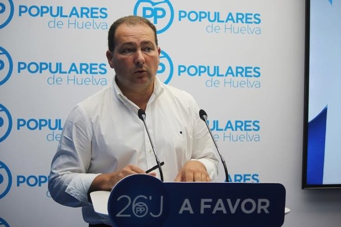 El secretario general del PP de Huelva, David Toscano.