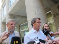 Feijóo ratifica que agotará la legislatura y que le "gustaría" que coincidiesen las elecciones gallegas y vascas