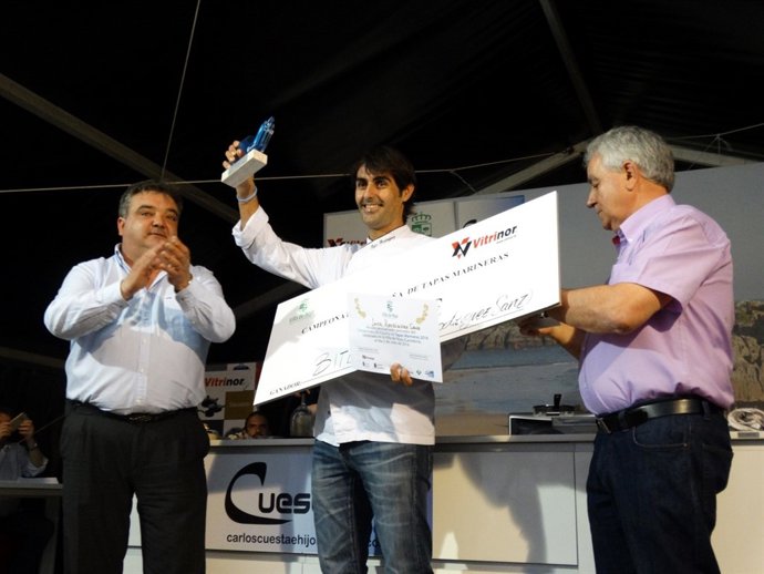 Igor Rodríguez, ganador del Campeonato de España de Tapas Marineras
