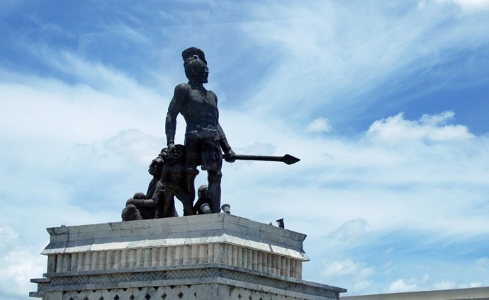 Monumento a Gonzalo Guerrero en la ciudad mexicana de Mérida