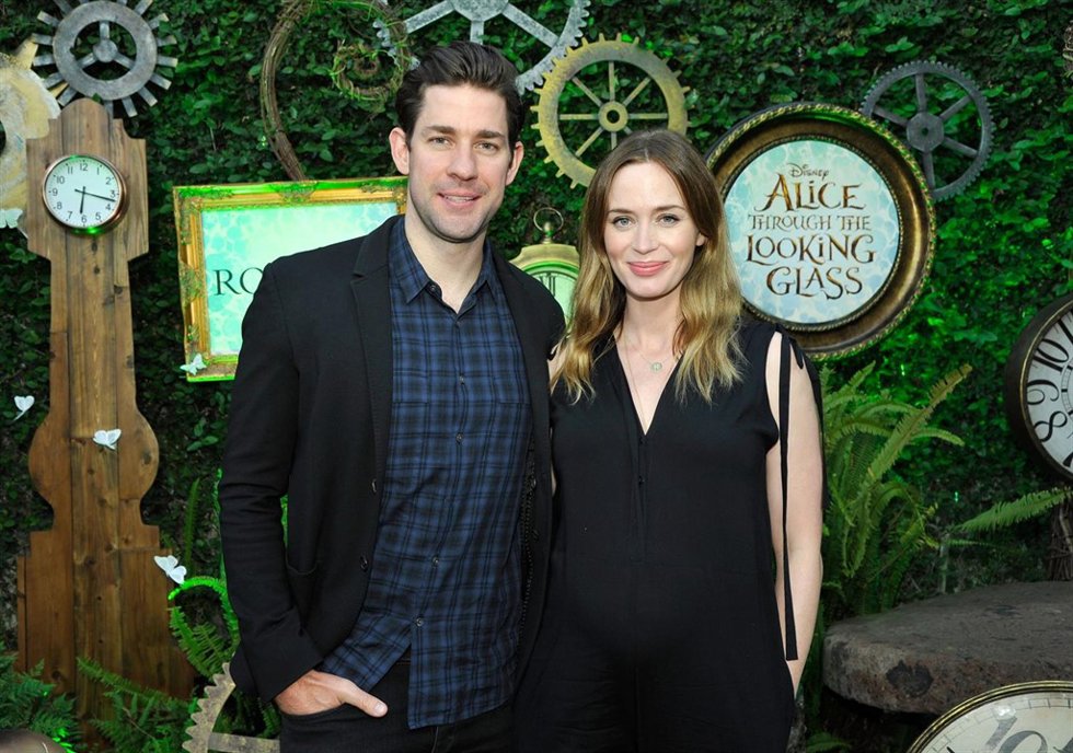 John Krasinski y Emily Blunt/ Getty