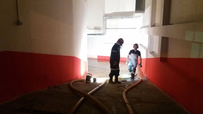Los bomberos de la DPZ han intervenido por inundaciones en Calatayud
