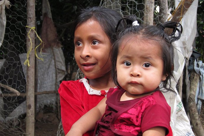 Niñas en el departamento de Chiquimula (Guatemala)