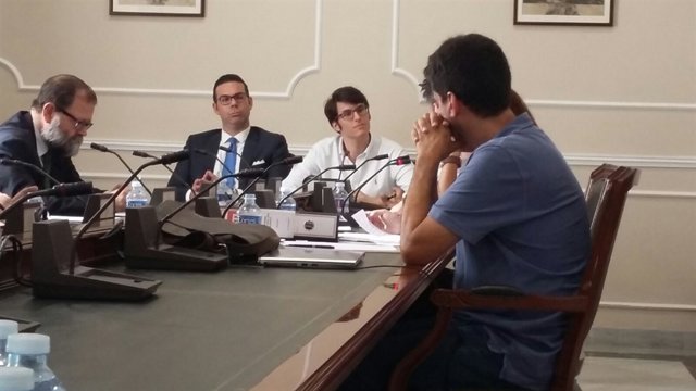 Luis Salom en la Comisión de Investigación de Taula en el Ayuntamiento