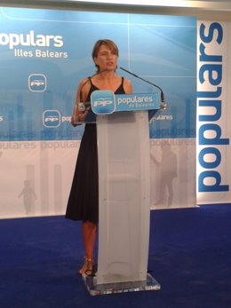 Marga Durán, en rueda de prensa