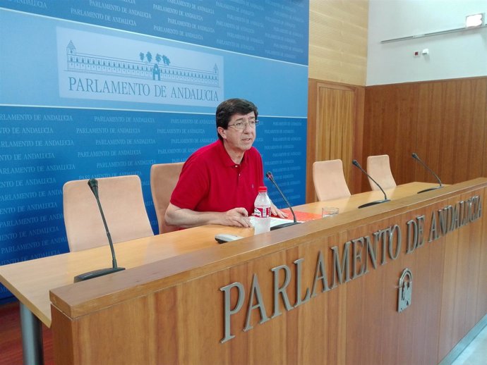 Juan Marín, hoy ante los medios