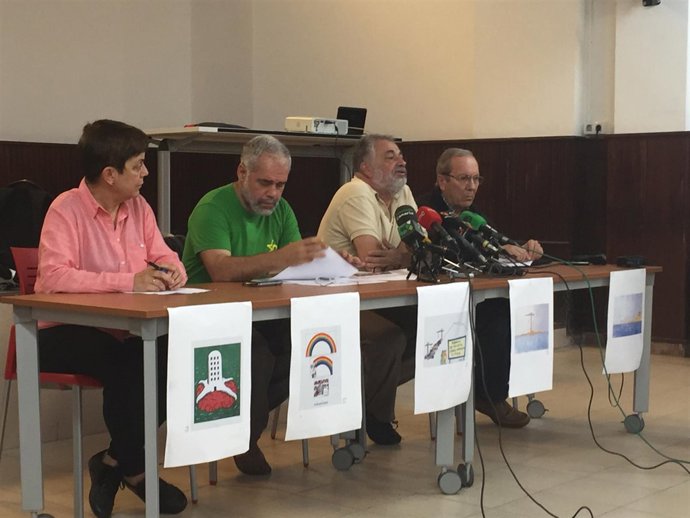 Rueda de prensa de la Plataforma 'Por un desarrollo sostenible' 