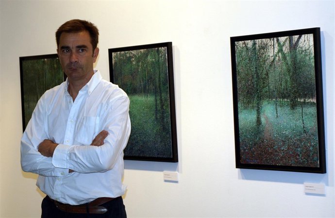 El pintor e ingeniero de caminos Pablo Giménez Olavarría en La Salina    