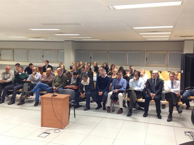 Acusados en el juicio de Emarsa antes de suspenderse la vista