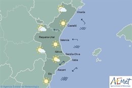 Predicción del tiempo para este jueves 7 de julio