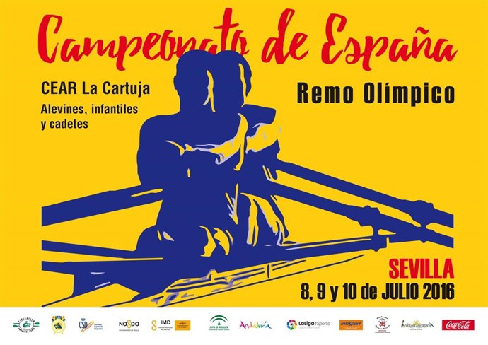 El CEAR de La Cartuja en Sevilla acoge el Campeonato de España de Remo Olímpico