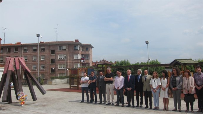 Concentración en recuerdo a Miguel Ángel Blanco en Barakaldo
