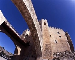 Perspectiva del Castillo de Los Fajardo, en Vélez Blanco