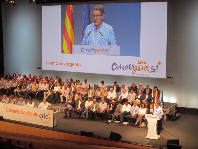 Artur Mas en un Consell Nacional ampliado de CDC (Archivo)