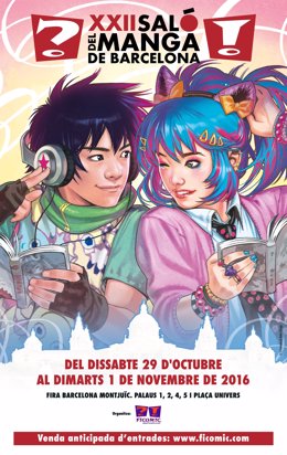 Cartel XXII  Salón del Manga de Barcelona