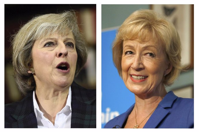 Theresa May y Andrea Leadsom 