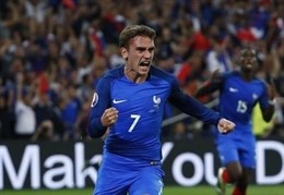 Antoine Griezmann con la selección francesa