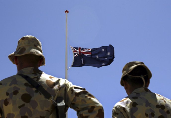 Soldados australianos en Afganistán