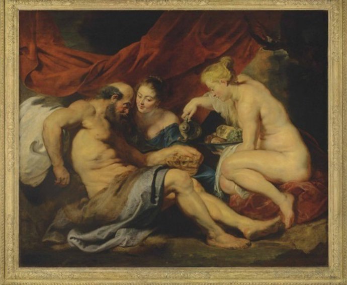 'Lot Y Sus Hijas', De Rubens. 